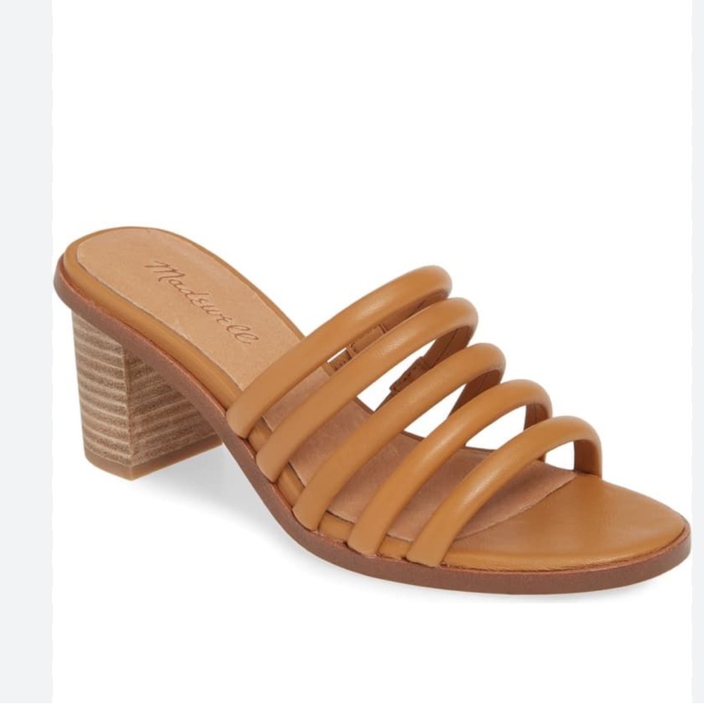 Madewell Addie High heel Strappy Sandals in tan size 9.5